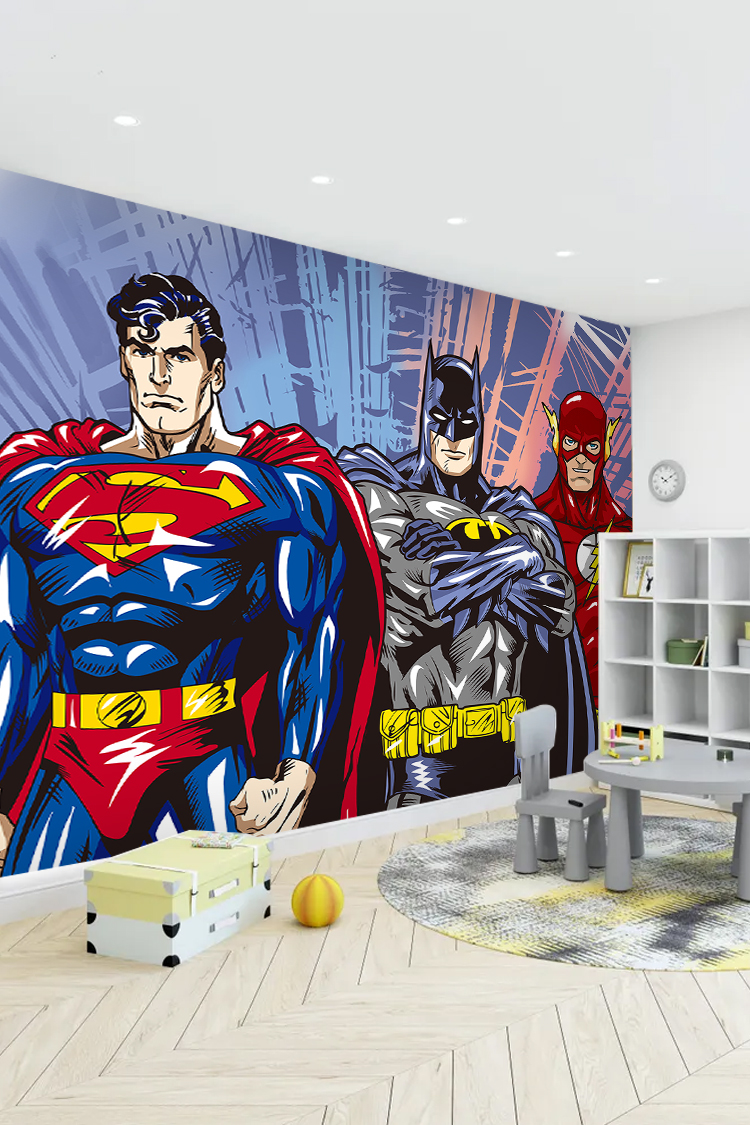 Superman, Batman ve Flash Duvar Kağıdı