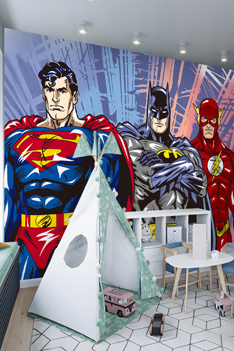 Superman, Batman ve Flash Duvar Kağıdı - Görsel 5