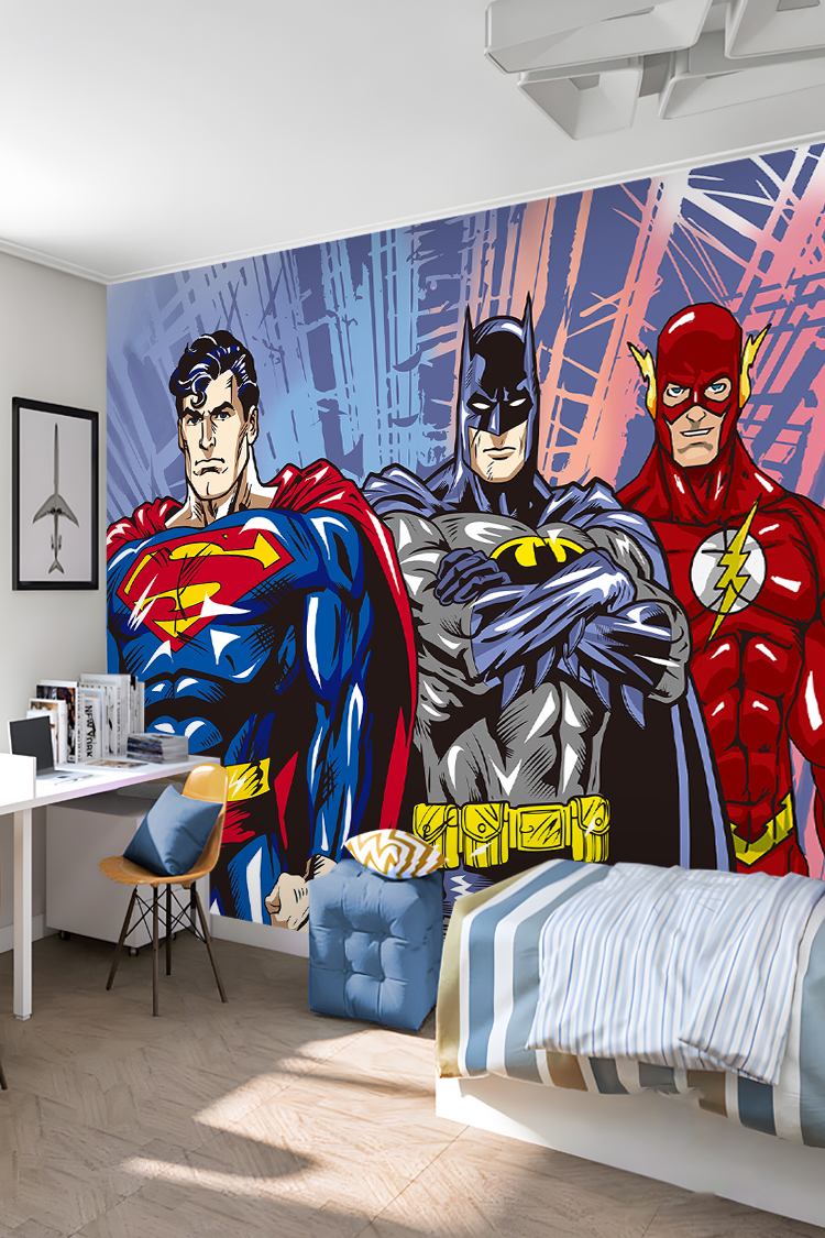 Superman, Batman ve Flash Duvar Kağıdı - Görsel 6