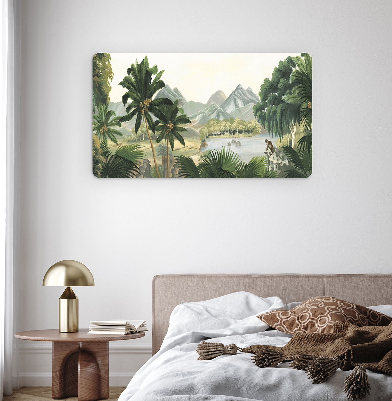 Tropikal Orman ve Doğa Manzaralı Duvar Kağıdı - Doğal Tasarımlı Şık Dekorasyon - Görsel 6