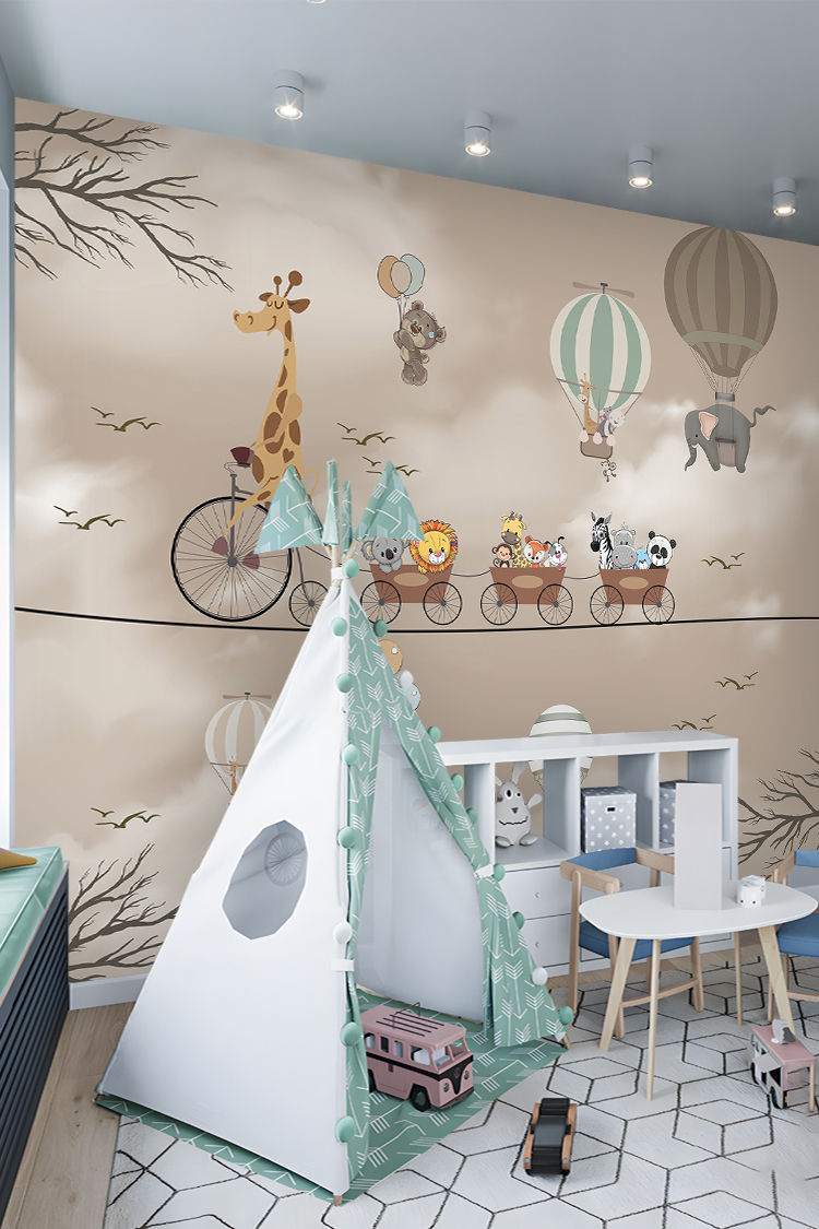 Hayvanlı Duvar Kağıdı - Görsel 5