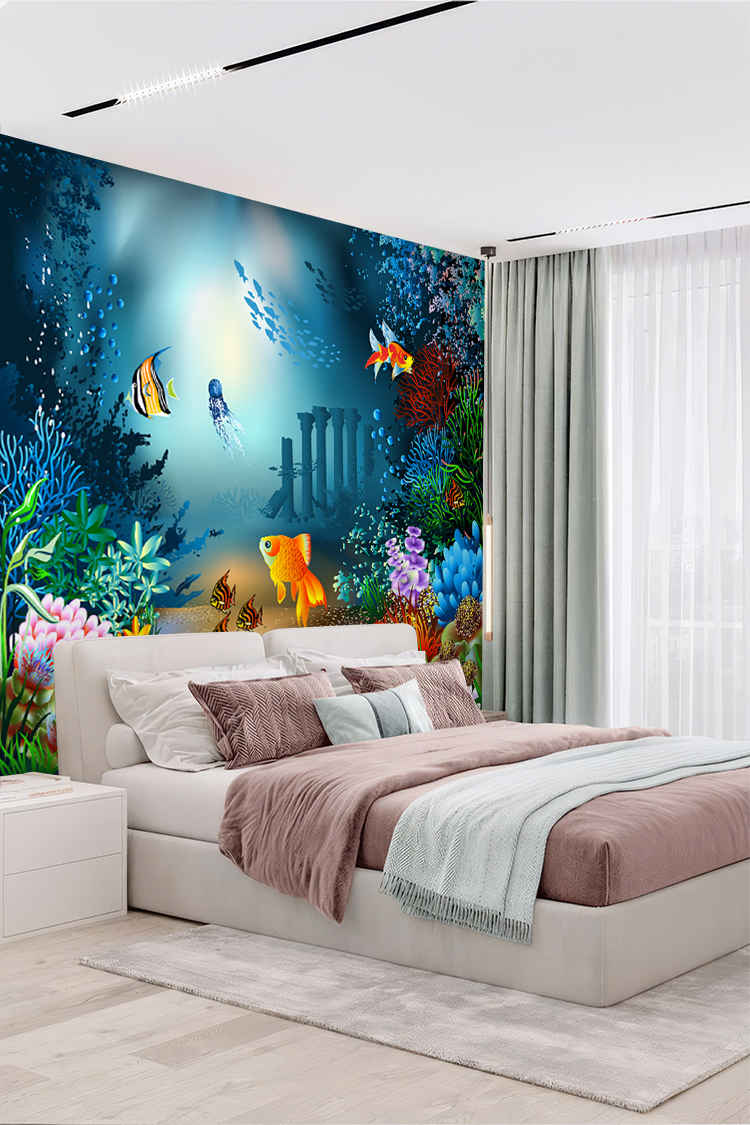 Denizaltı Manzaralı Duvar Kağıdı