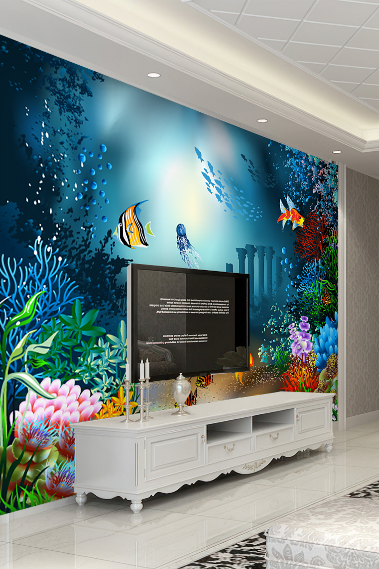 Denizaltı Manzaralı Duvar Kağıdı - Görsel 6