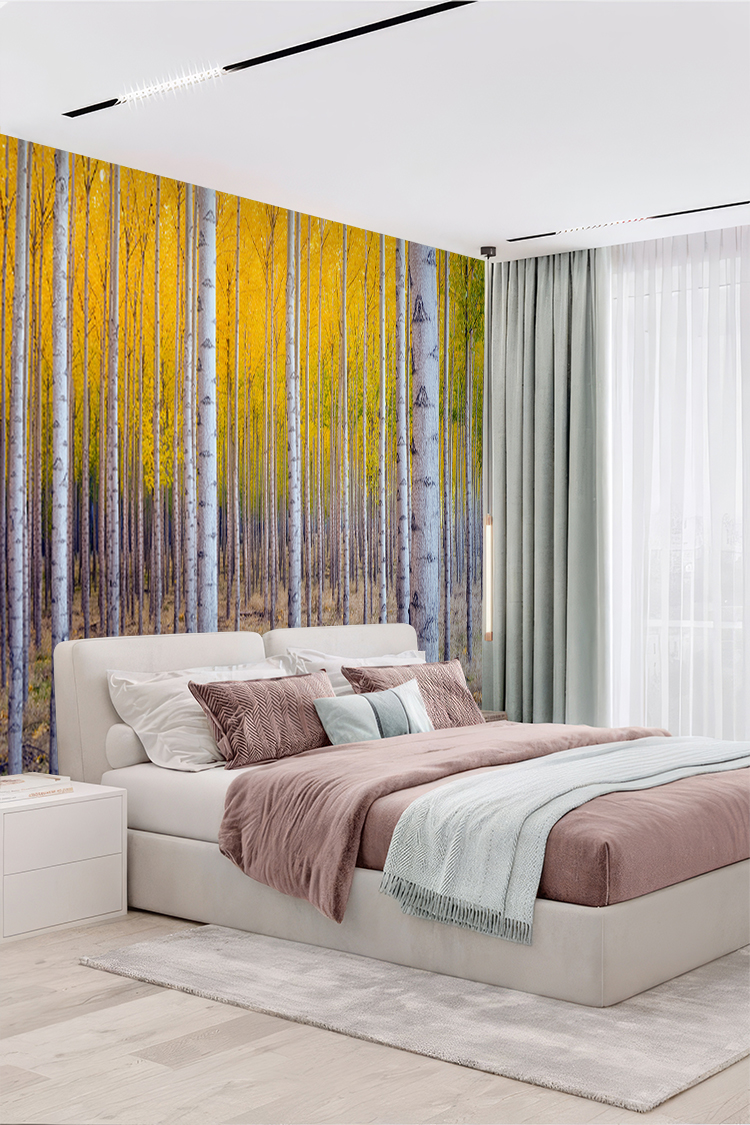 Sonbahar Ormanı Duvar Kağıdı - Görsel 3