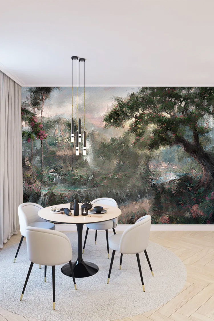 Sanatsal Doğal Manzara Duvar Kağıdı