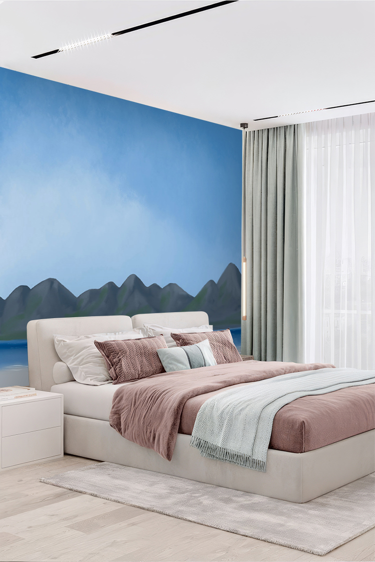 Dağ Manzaralı Duvar Kağıdı - Görsel 3