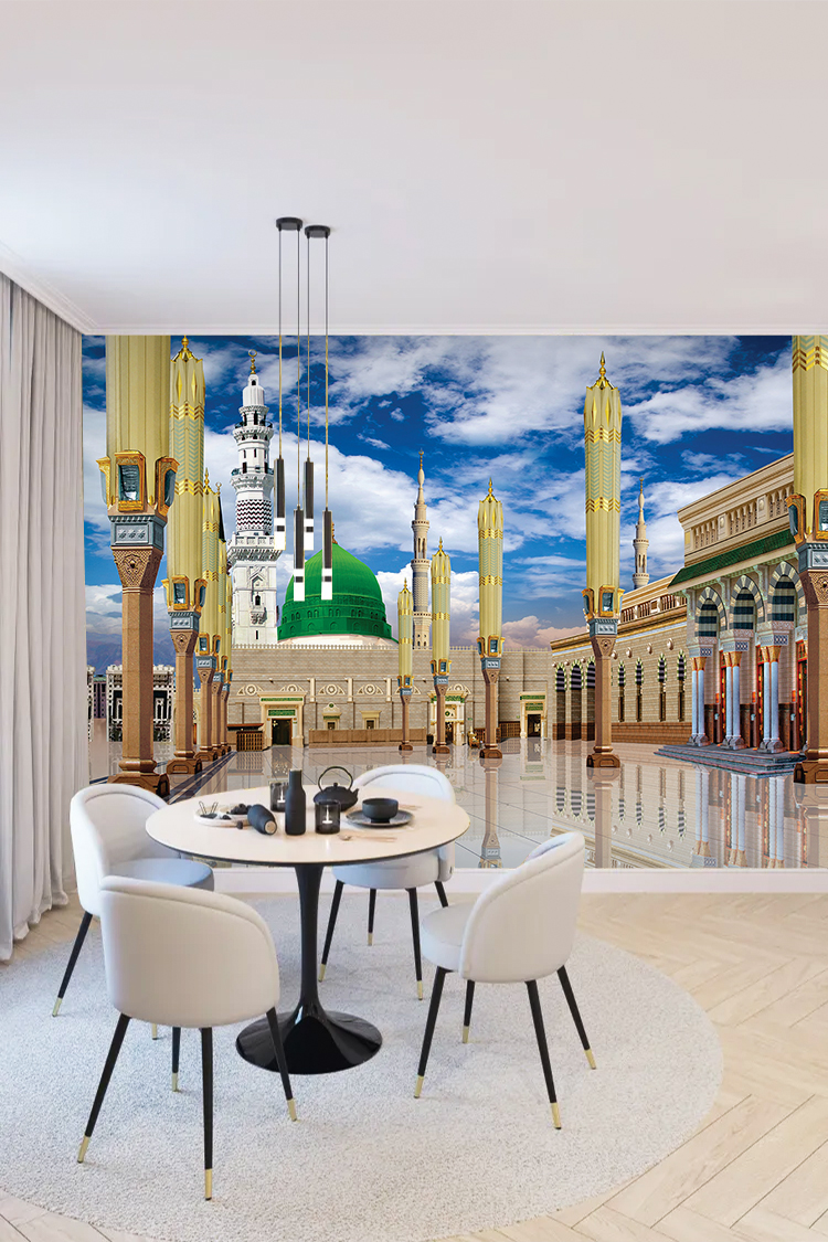 Mekke ve Medine Camii Duvar Kağıdı - Görsel 4