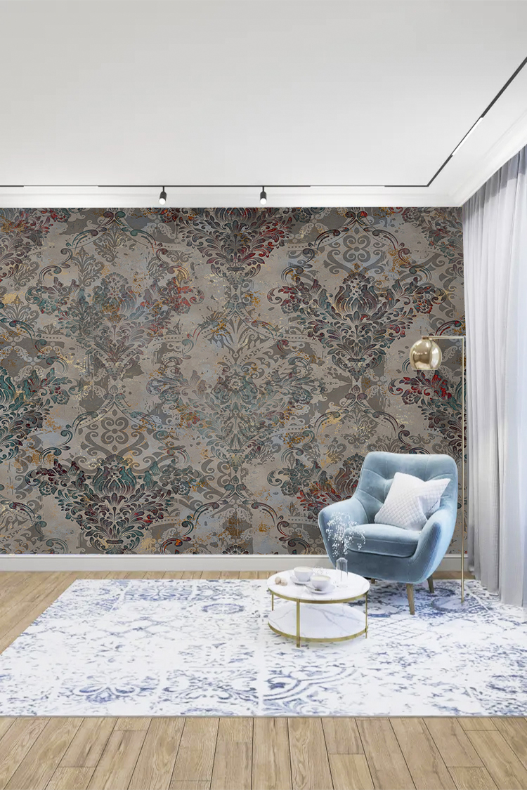 Antik Desenli Duvar Kağıdı - Görsel 5