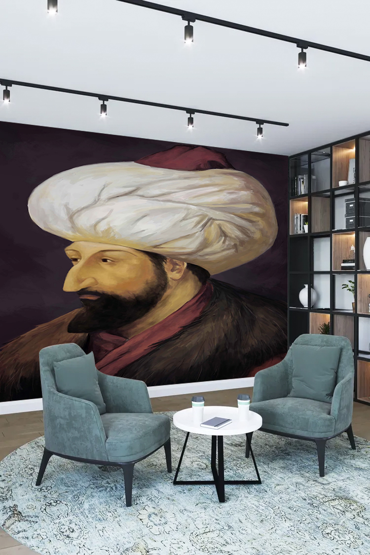 Osmanlı Padişahı Portresi Duvar Kağıdı