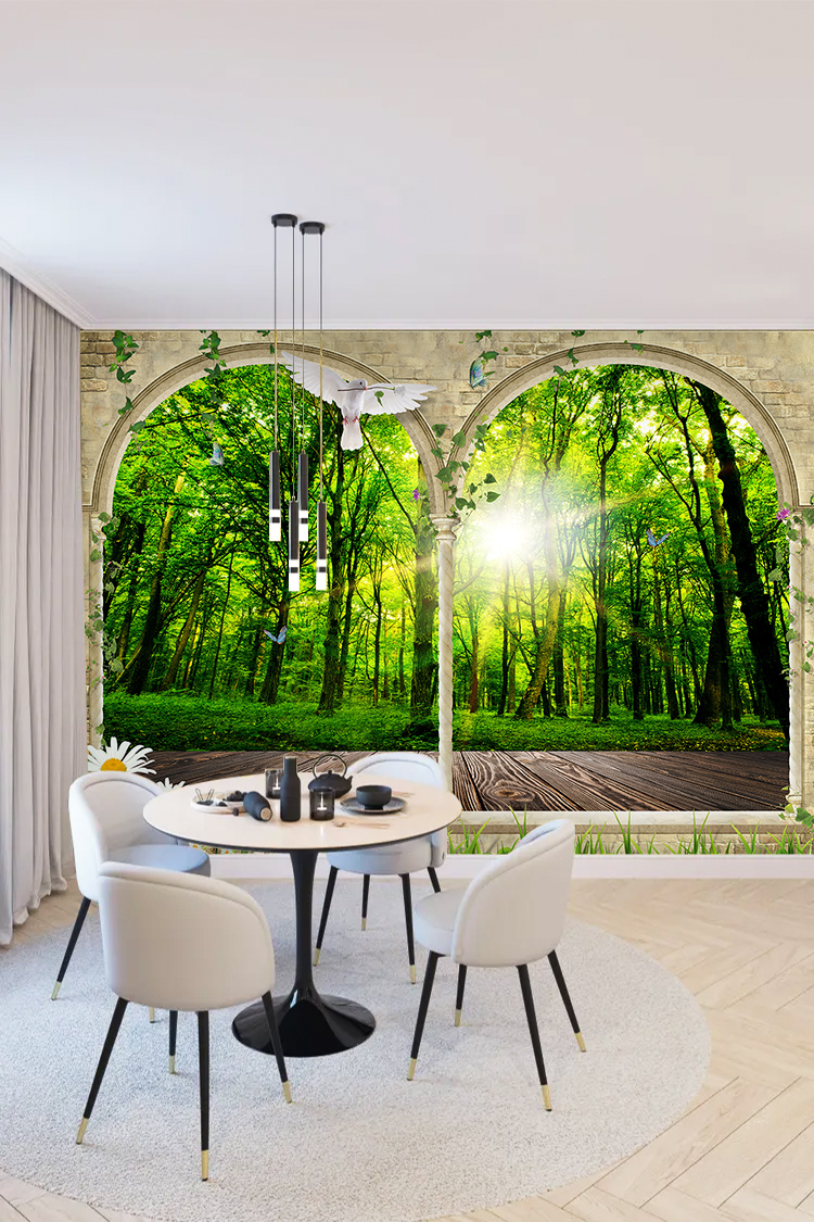 Orman Manzarası Duvar Kağıdı