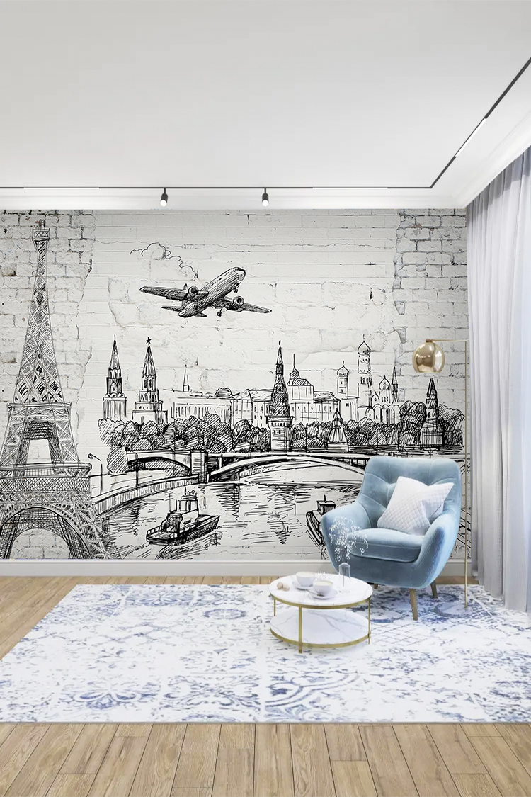 Paris Şehri Duvar Kağıdı - Görsel 3