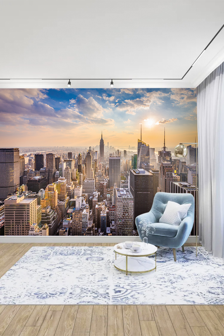 New York Şehir Manzarası Duvar Kağıdı - Görsel 3