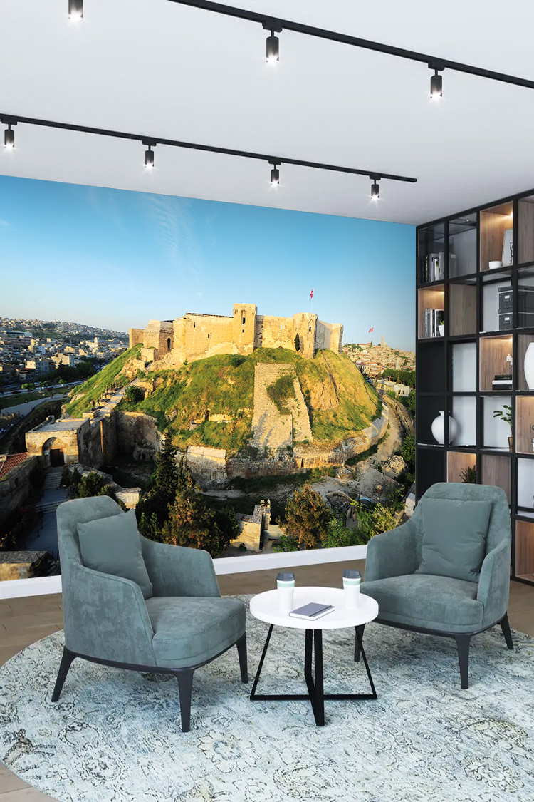 Gaziantep Kalesi ve Tarihi Manzara Duvar Kağıdı - Görsel 2
