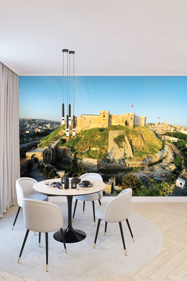Gaziantep Kalesi ve Tarihi Manzara Duvar Kağıdı