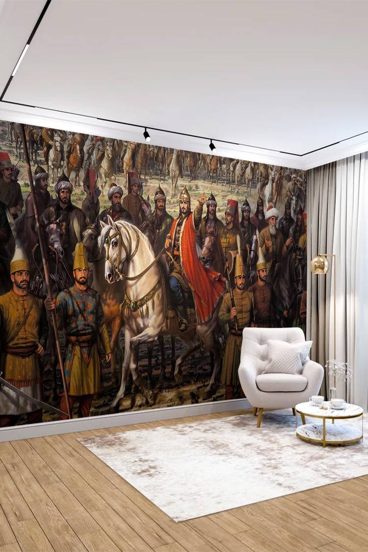 Osmanlı Askeri Minyatür Duvar Kağıdı - Görsel 5
